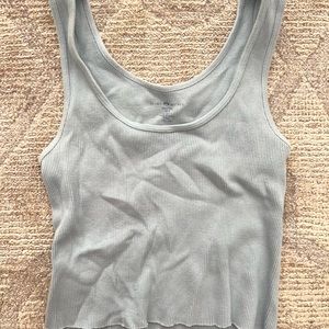 brandy melville light blue tank top